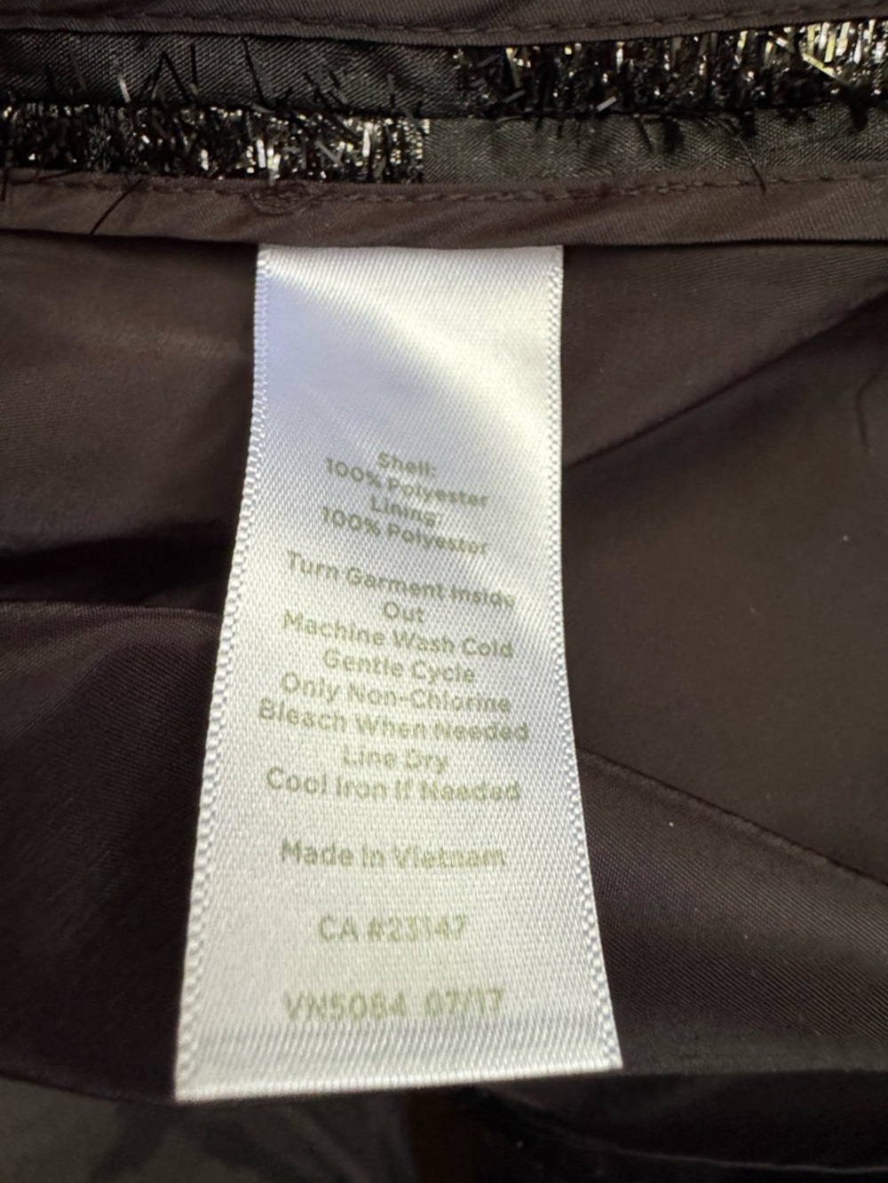 [Talbots RSVP] Black Polka Dot Sheer Overlay Skirt Size 4 Textured A-Line Party - Picture 9 of 9